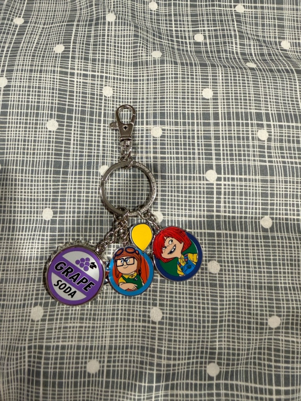 Disney UP Grape Soda Ellie and Carl bag charm